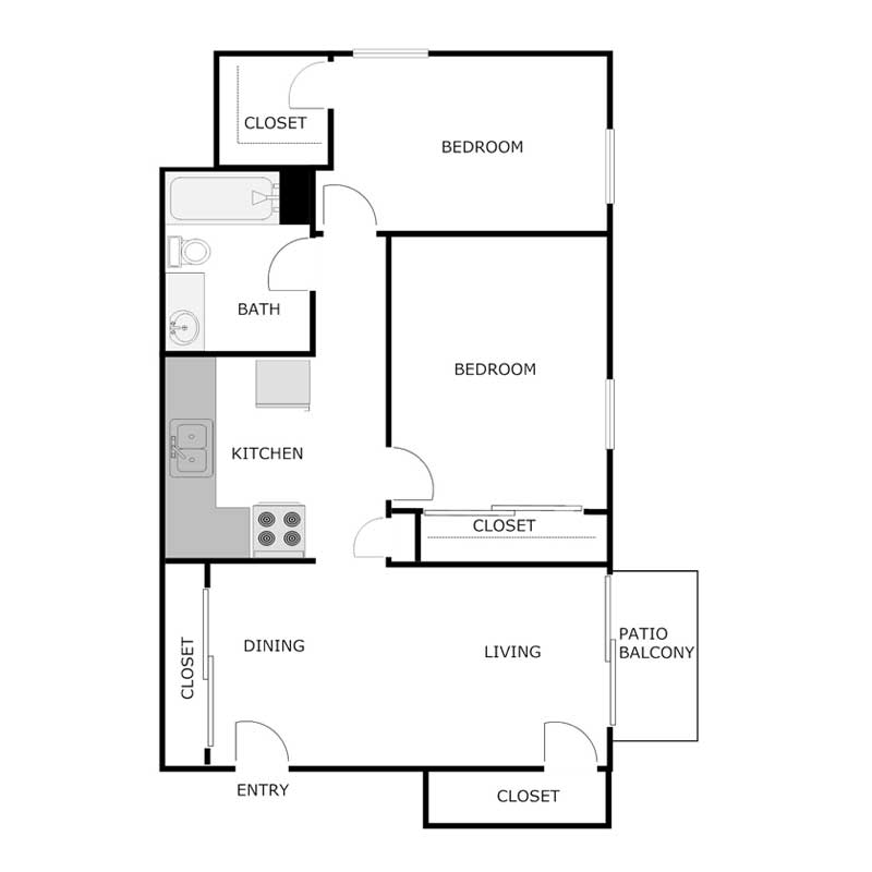 Floor Plans Shawano Apartments Shawano, WI